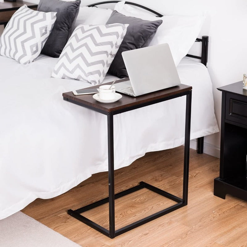 Straight Rectangle Coffee Office laptop Bedroom Side Table (MDF)