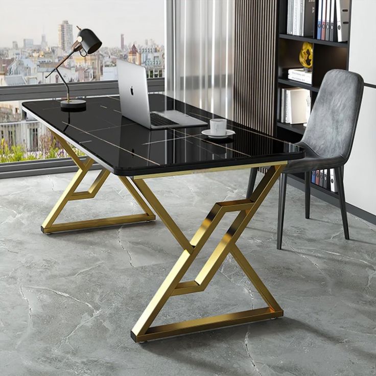 Contemporary office furniture modern office desk rectangular dusk use for different purpose study table