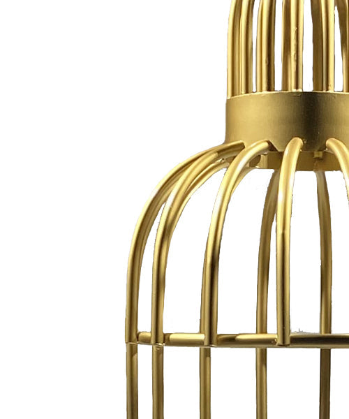 Four Layer iron cage with golden frame