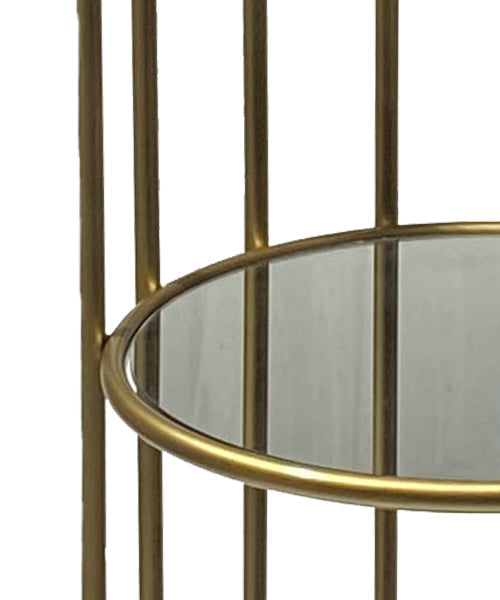 Four Layer iron cage with golden frame