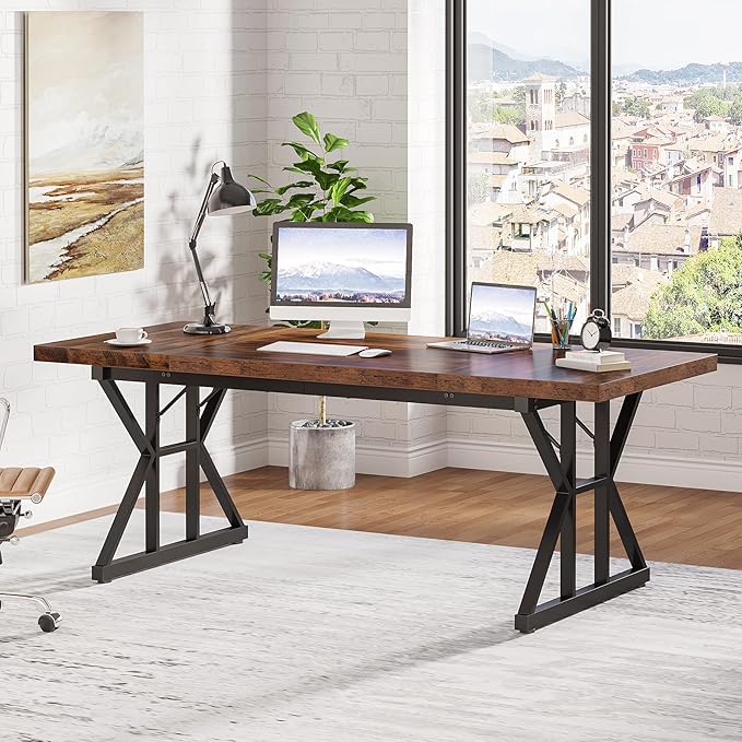 Modern SlimEdge Office Computer Desk – a sleek, space-saving workstation designed for modern interiors.