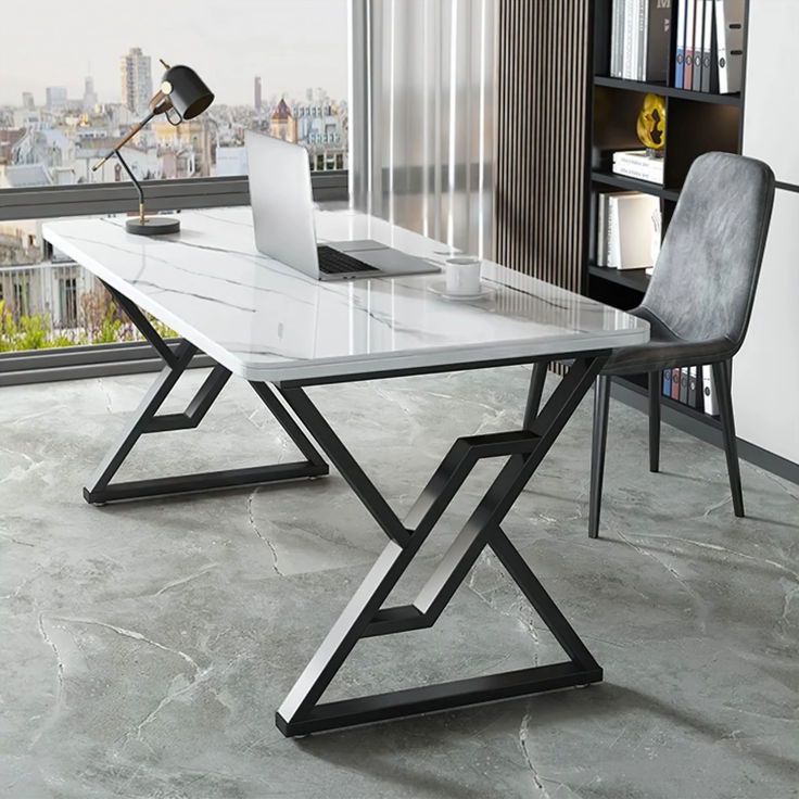 Contemporary office furniture modern office desk rectangular dusk use for different purpose study table
