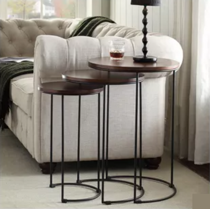 Eloise Living Lounge Bedroom Nesting Table Set (3 pcs)