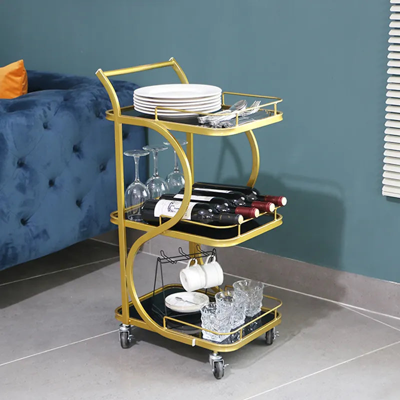 Serving Cart Kitchen Trolley For Household