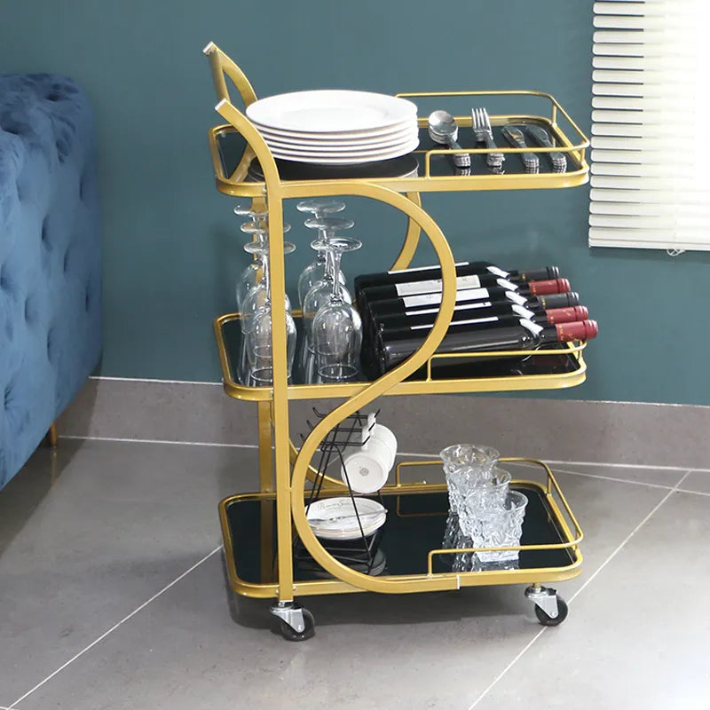 Serving Cart Kitchen Trolley For Household