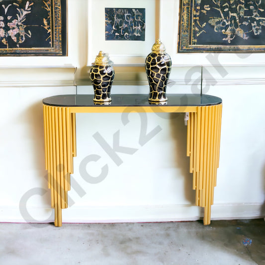 Console Table With Glass Top