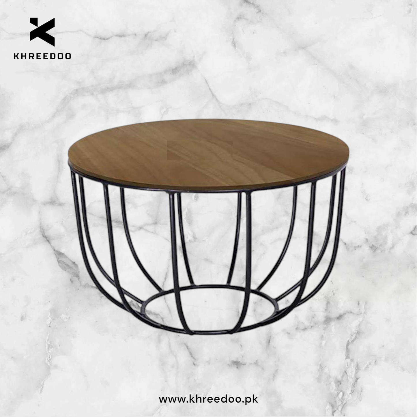 Obair Round Nesting Center Table for Living or Drawing Room