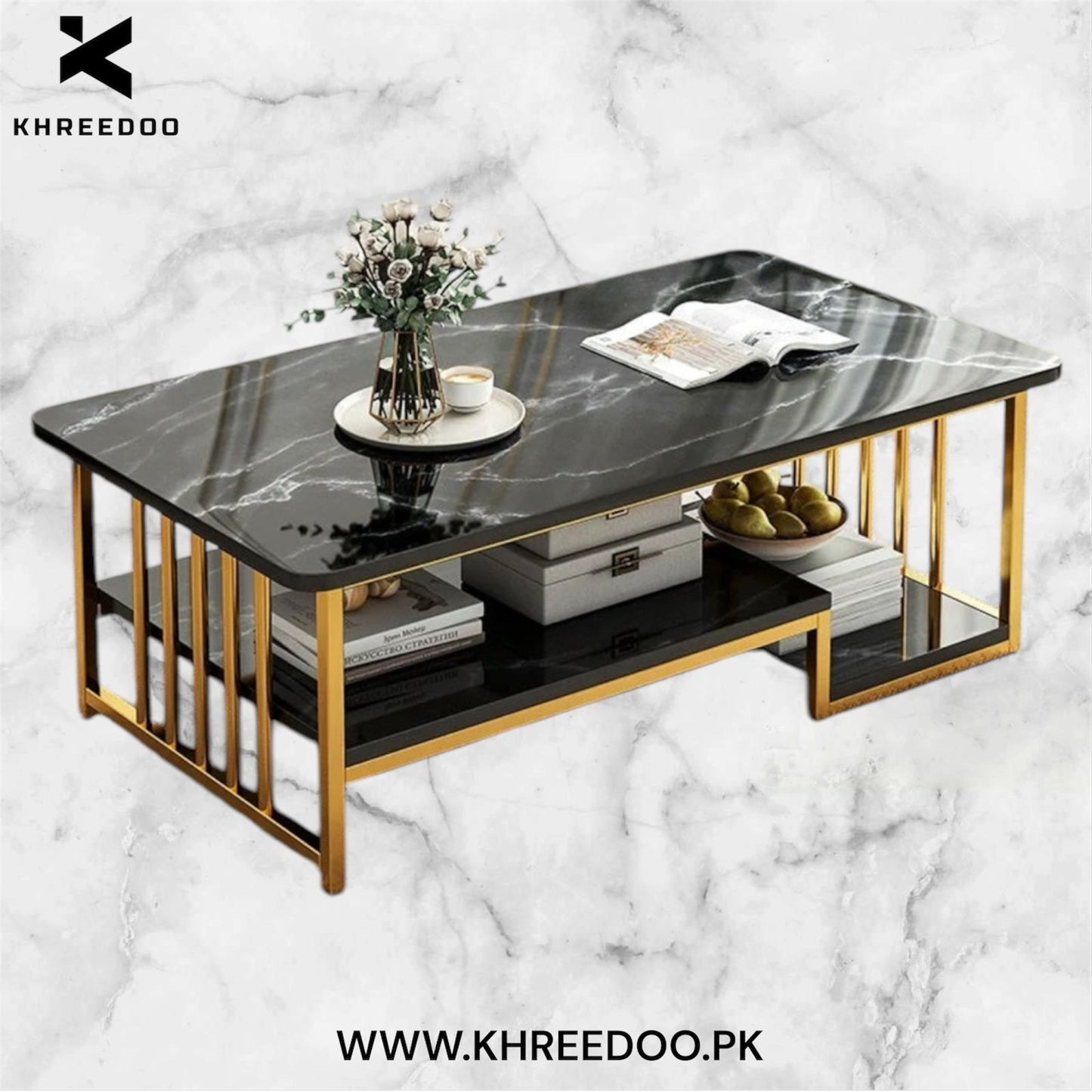 3 Shelf Table New Luxury Style Center Table