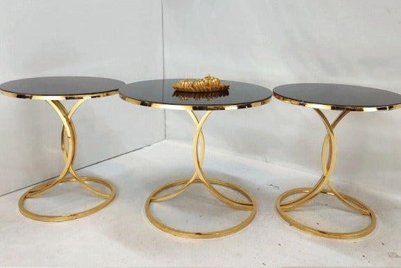 Simple and Unique Design Nesting Table (Set of 3)