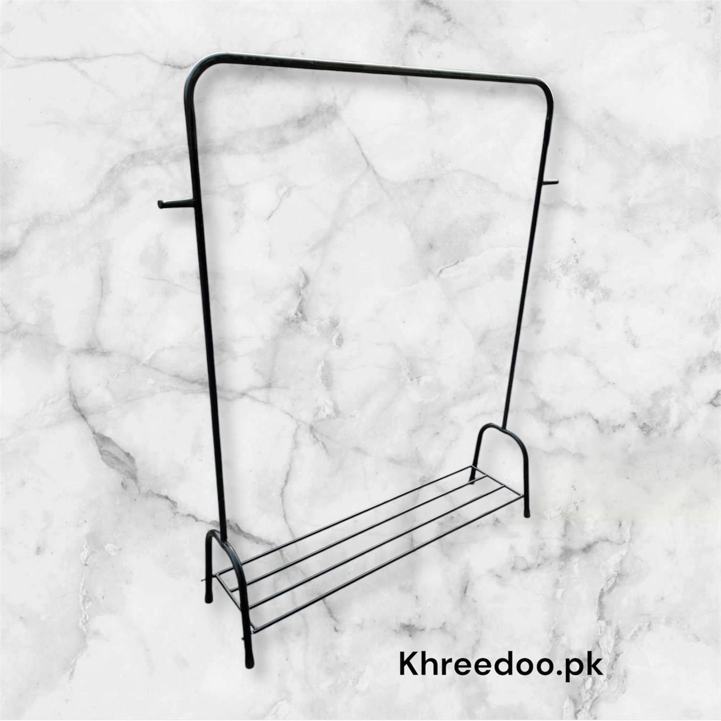 Multi-Functional Cloth Hanging Stand with Shoe Rack, Umbrella & Purse Holder | Entryway Organizer Pakistan