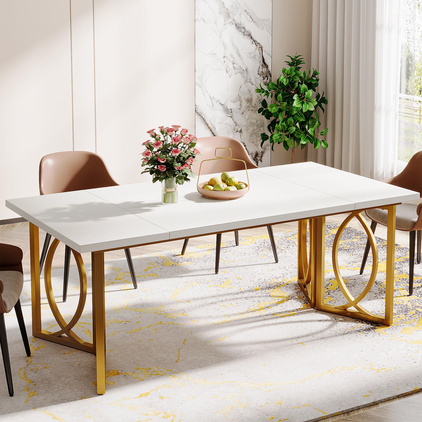 Luxury New Type Multi Function Wooden Dinning Table (Dining table only)