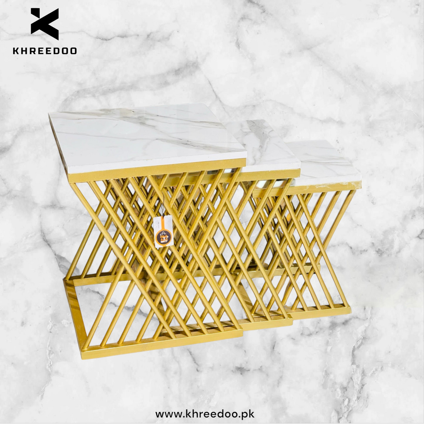 Luxury Nesting Table for Living Room - Home Decor Accent