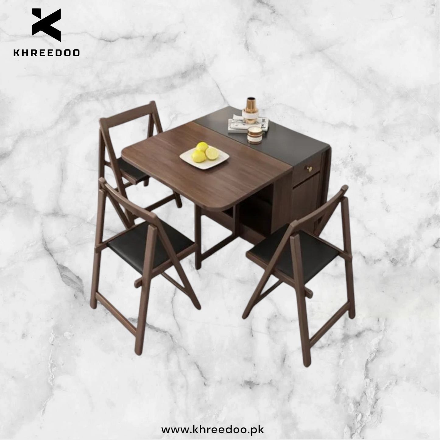 Folding Dinning Table With Chairs