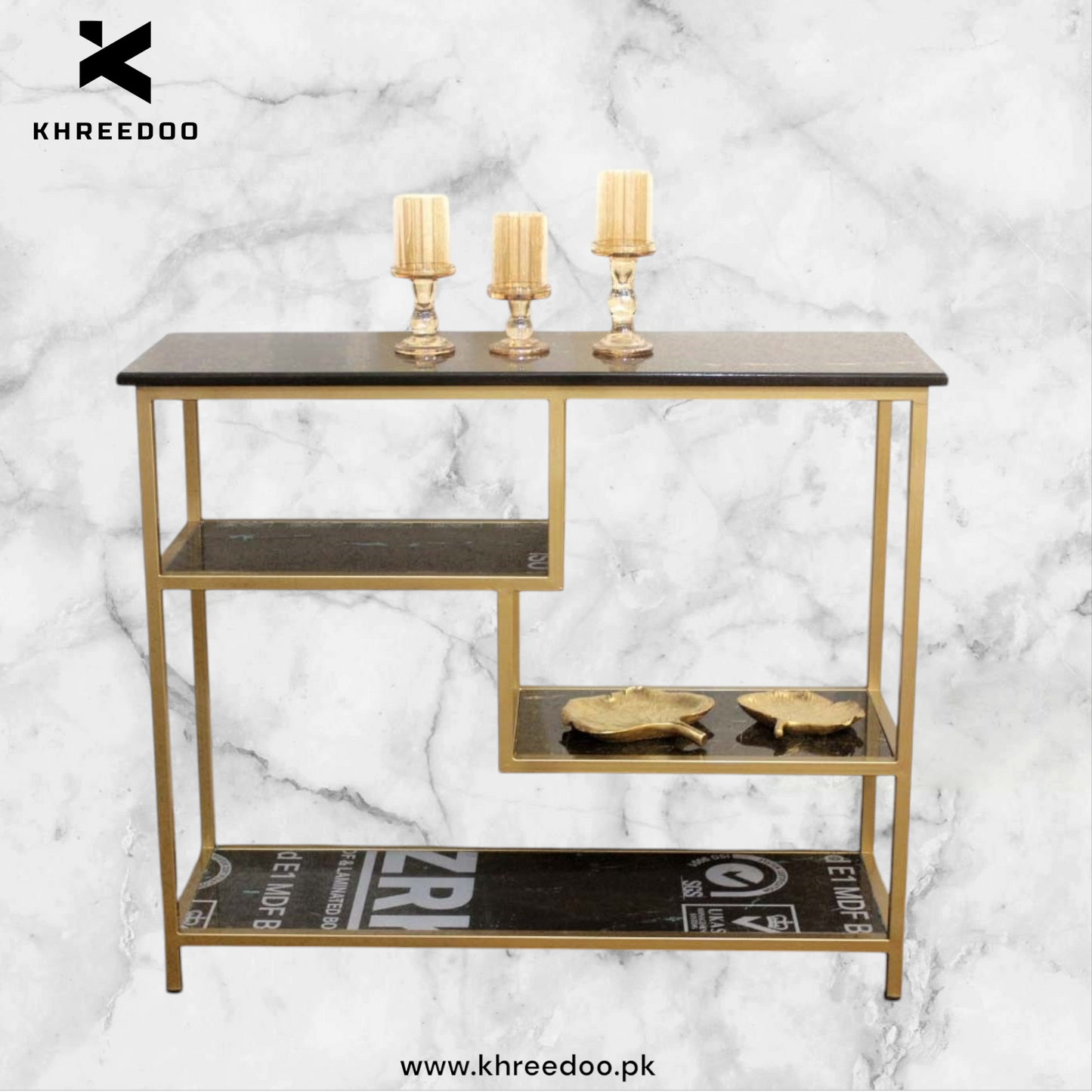 Console 4 Sheets Heavy Decor Table For Living Room