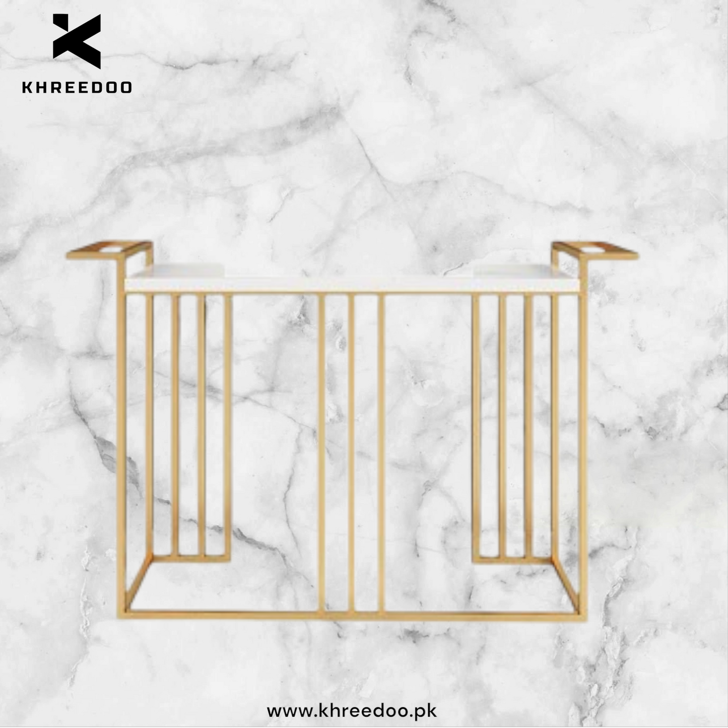 Narrow Metal Console Table - Entrance & Hallway Table