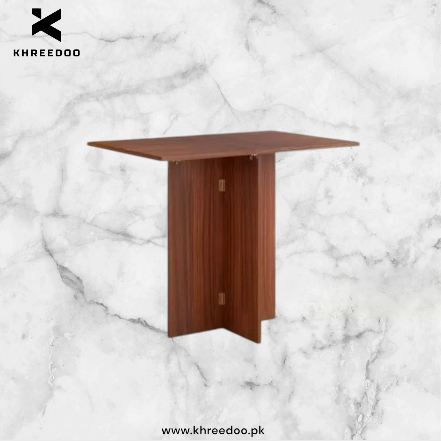 Wood Extendable Dining Table Space Saving