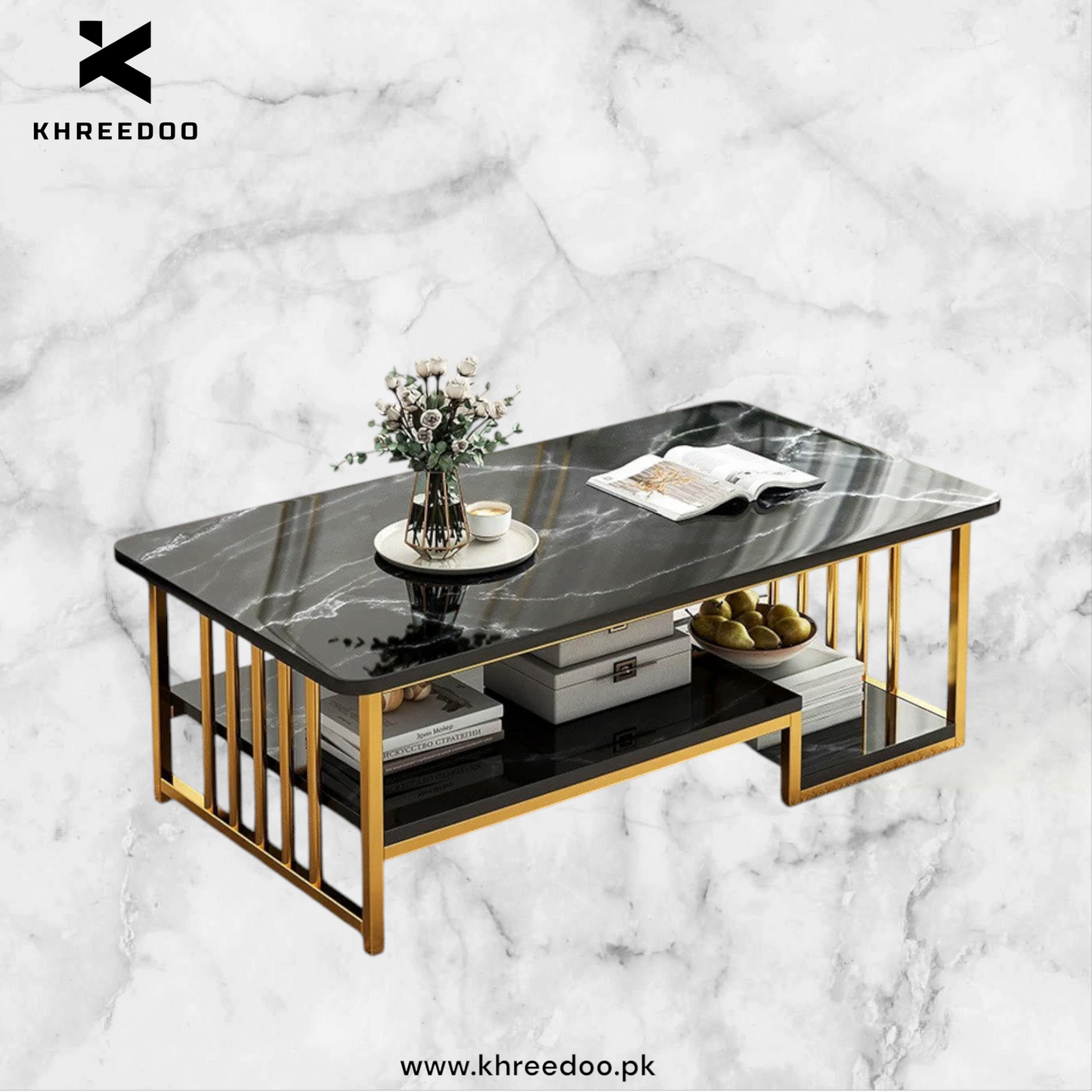 3 Shelf Table New Luxury Style Center Table