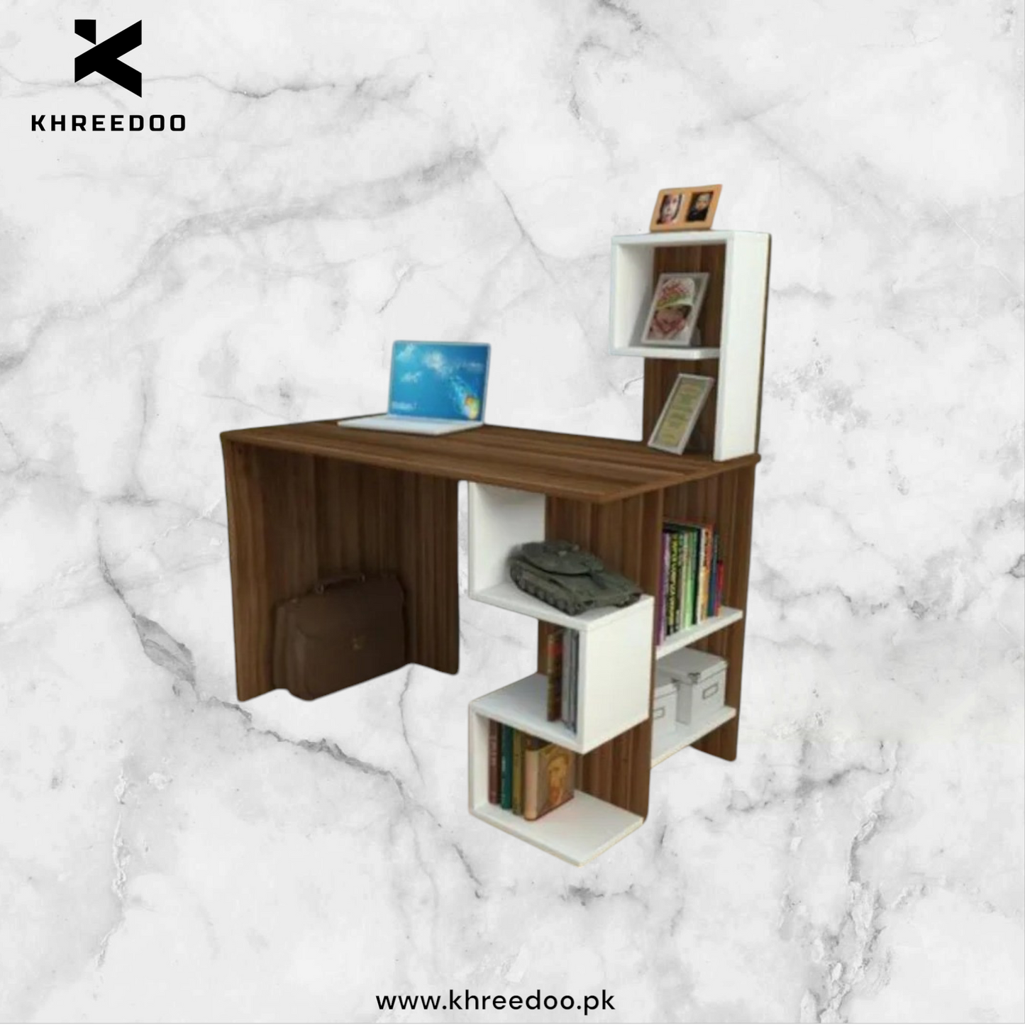 Luxury Study Laptop Table With Beautiful Storage