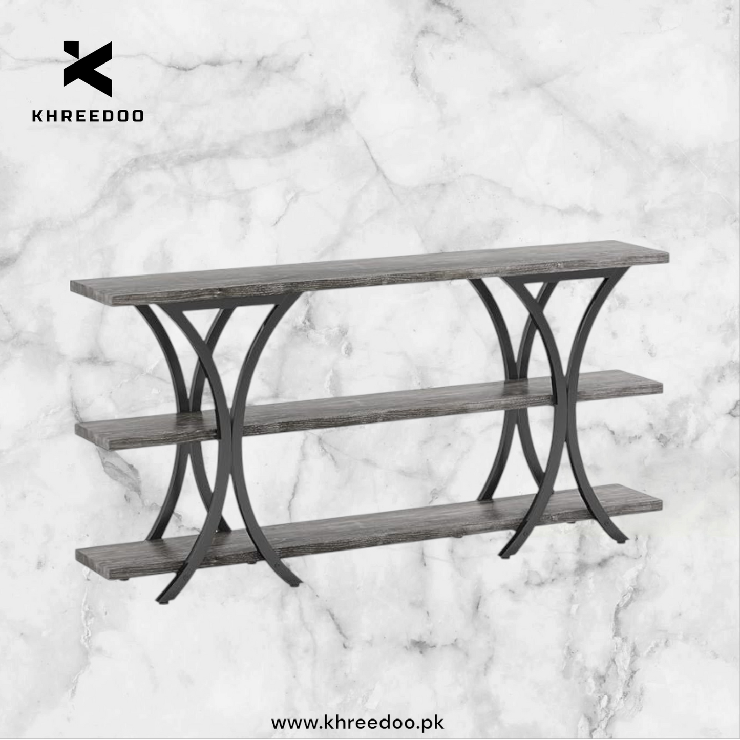 Long Narrow Console Table Sofa Table for Entryway Living Room
