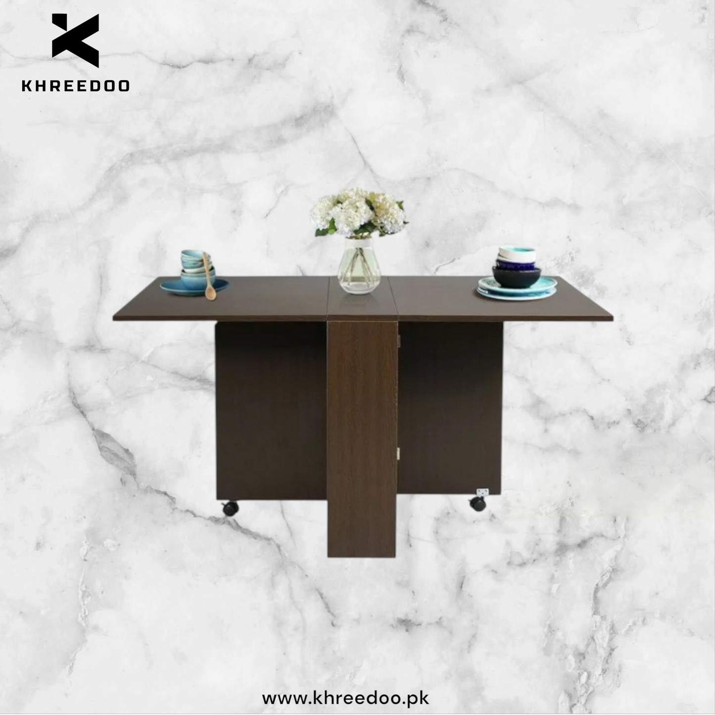 Multipurpose Fold-Able Table - Space Saving & Adjustable