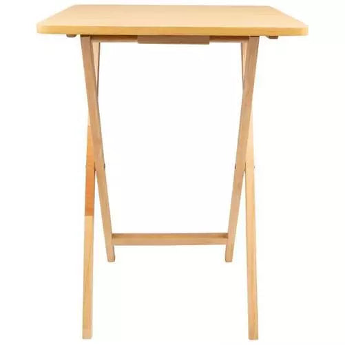 Folding Wooden Study Table with Single Shelf