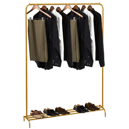 Cloth Hanging Stand With Shoe Rack Single Pole Shape New Designee Stand Use For Multi Purpose Fancy Stand