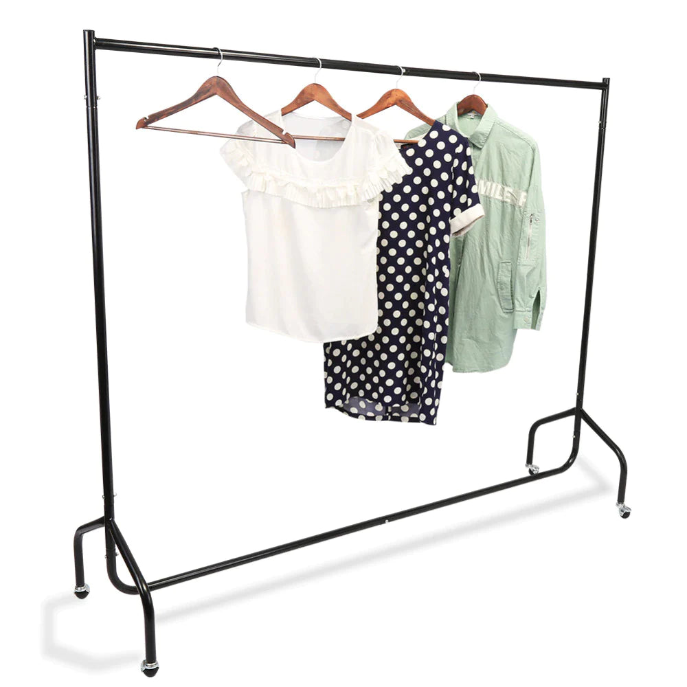 Cloth Hanging Stand Boutique Hanger Stand Single Pole heavy gauge pipe good quality