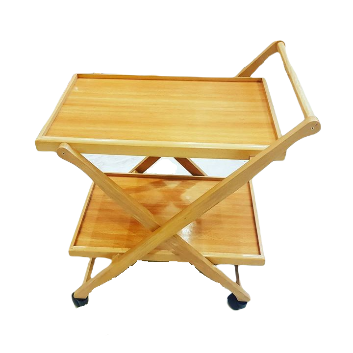 Discover Elegant Wooden Tea Trolleys at Khreedoo.pk in Lahore