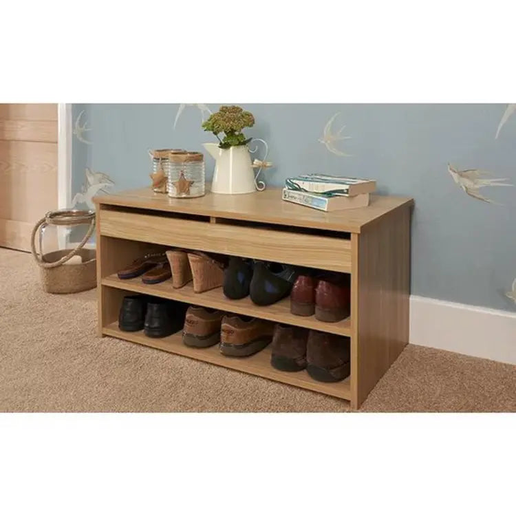 Shoes storage rack with seat