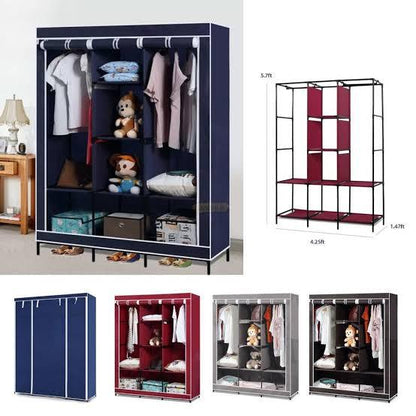 3-Door Folding King Size Wardrobe - Space Saving Alamari