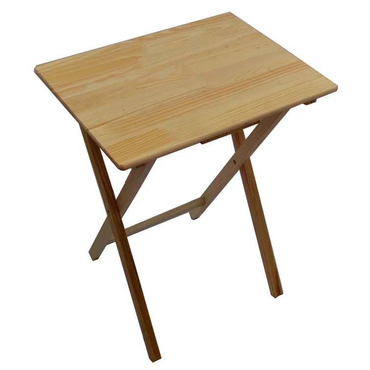 Wooden Folding Table Best For Laptop Study and Dining