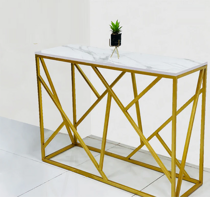 Console Table Waveform Design Sleek Look