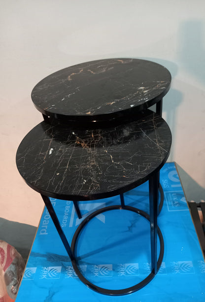 2 Pieces Round Table Set 18 and 16 top size