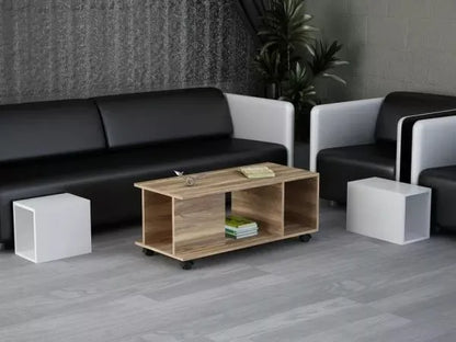 Smart Living Room Center Table with 2-in-1 Serving Feature