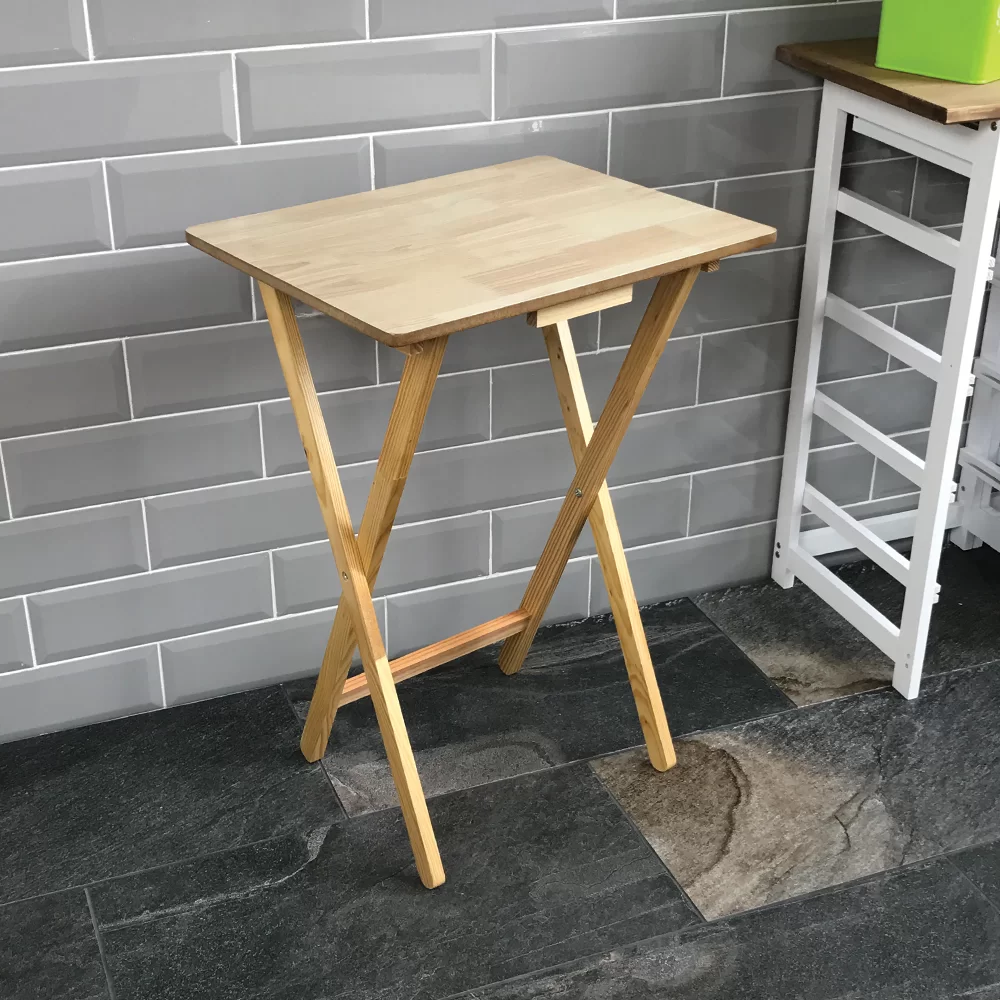 Wooden Folding Table Best For Laptop Study and Dining