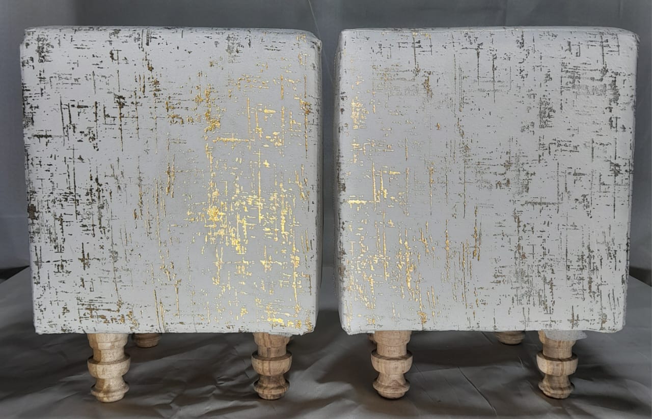 Ottoman Stool For Living Room Set Velvet Stool