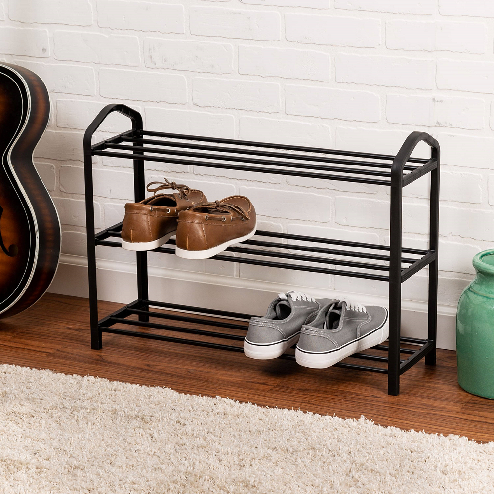 3-Layyer Shoe Rack Metal pipes