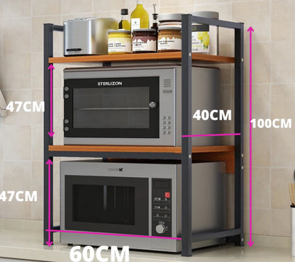 Modern Stylish Oven Rack 2 Layer Microwave Oven Rack