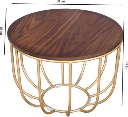 Obair Round Nesting Center Table for Living or Drawing Room