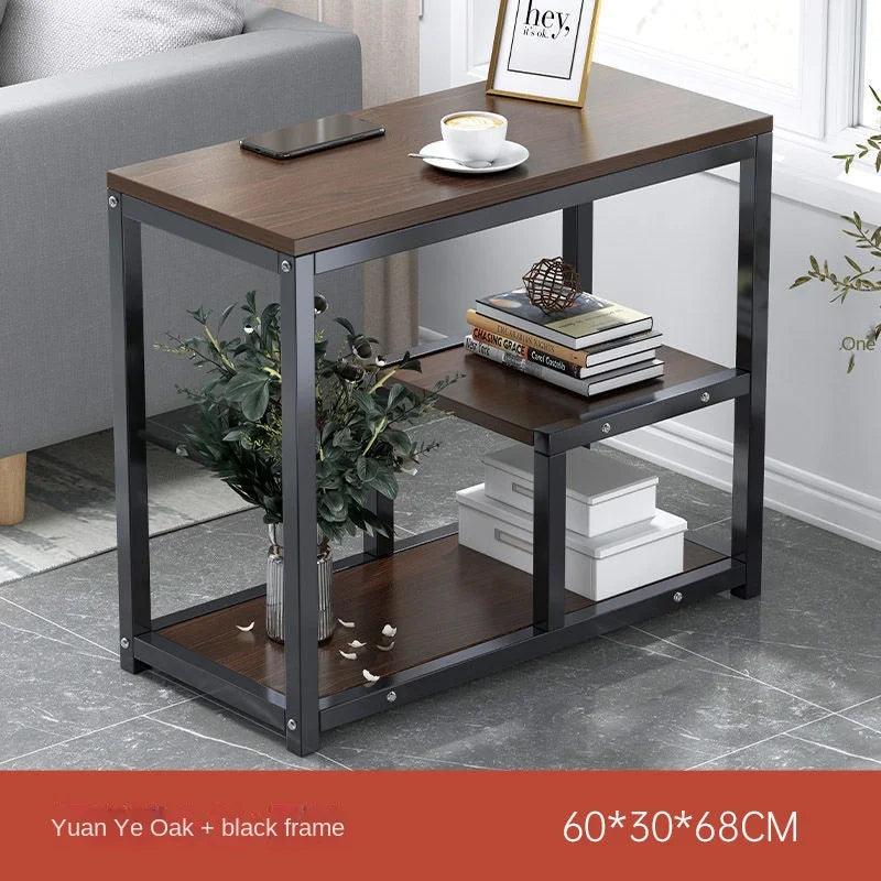 3-Shelf Square Coffee & Side Table for Living Room Furniture