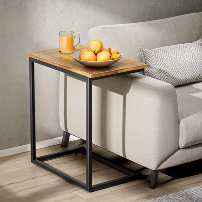 C Shaped Metal Sofa Side End Table Side Table