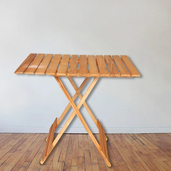 Wooden Table Folding Table Use To Garden