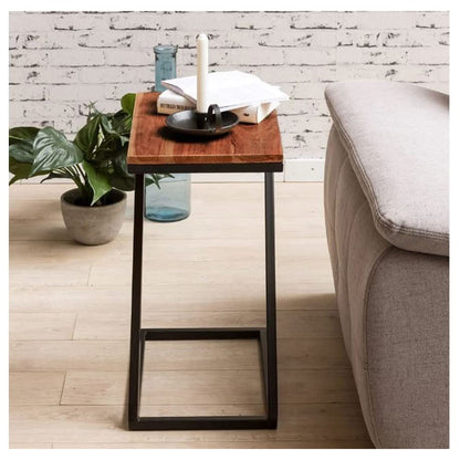 Z-Shaped Side Table - Durable Modern Wood Sofa & Coffee Table