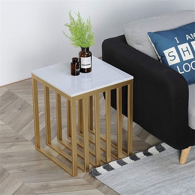 Coffee Table , Side Tables, Coffee Tables Living Room Square Shape Iron Small Sofa Side Table Bedside Table