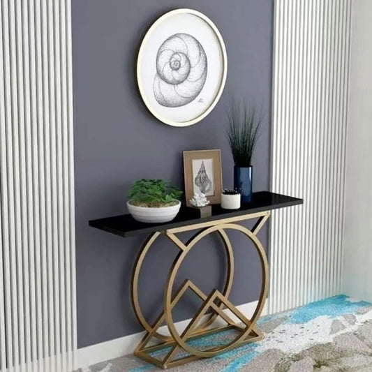 Iron Frame Console Table for Entryway & table for Living Room