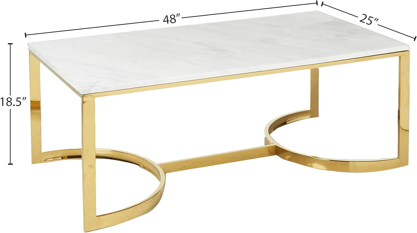 London Gold  Modern Coffee Table Living Room Table