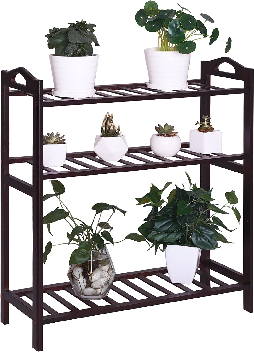 Wood Shoe Rack - 3/4/5 Shelf Multi-Purpose Storage Organizer