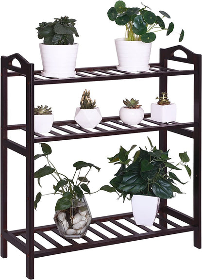 Wood Shoe Rack - 3/4/5 Shelf Multi-Purpose Storage Organizer