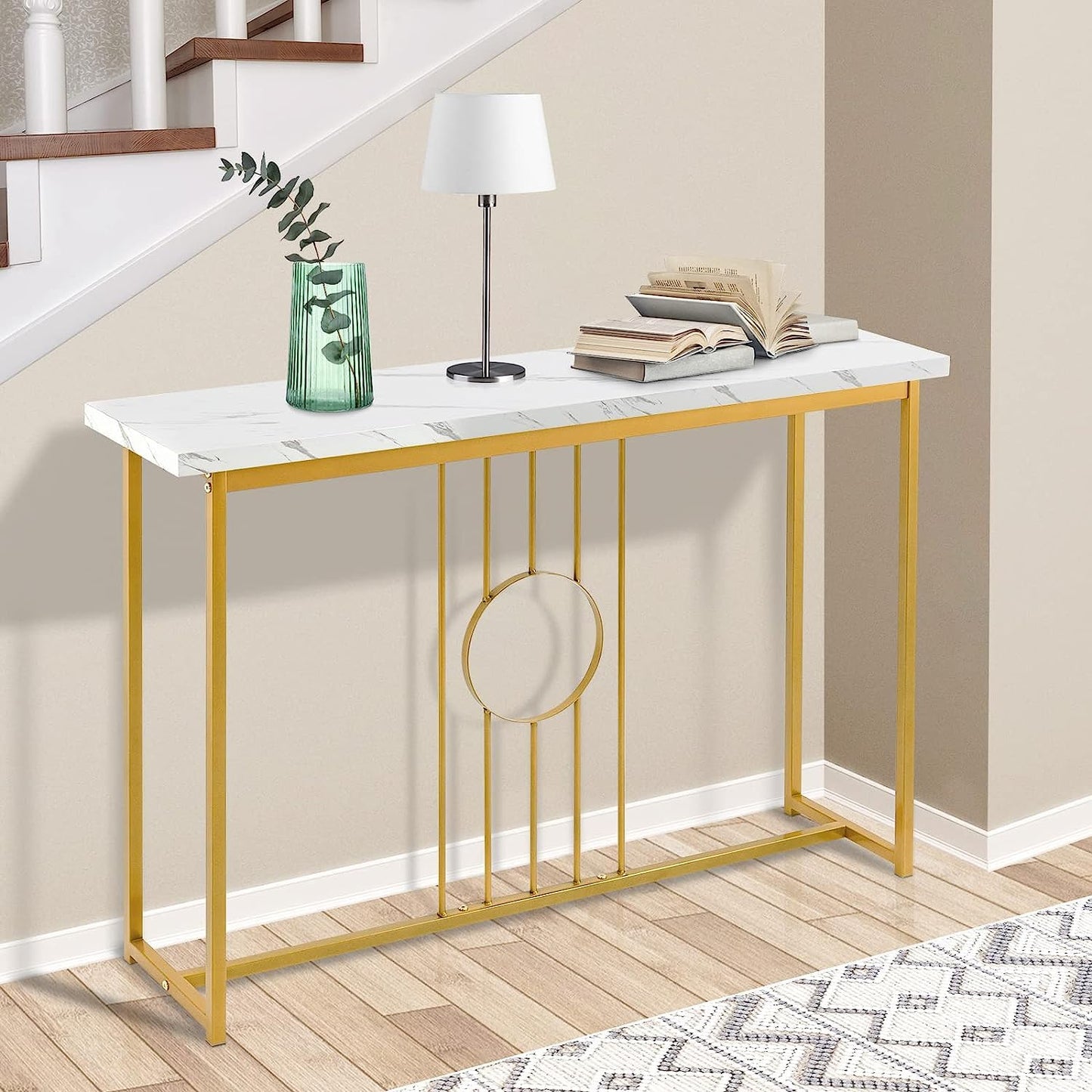 Narrow Console Table for Entryway Table for Living Room