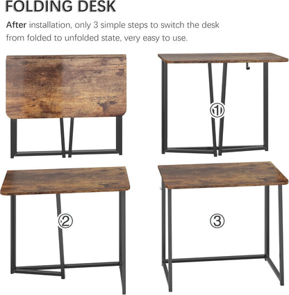 SwiftFold Desk – Highlights the 3-step folding ease for offices and workspaces.